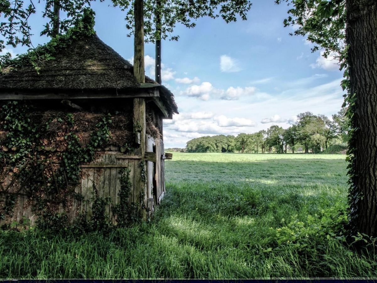 Staying In A Thatched Barn With Box Bed Beautiful View Region Achterhoek Geesteren  エクステリア 写真